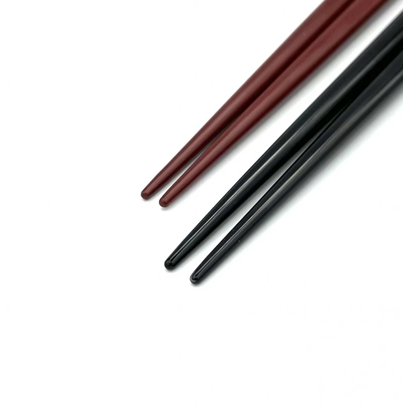 【送料無料】越前漆器　金花菱　夫婦箸セット【桐箱入】 1枚目