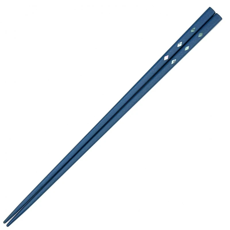 高岡漆器　乾漆　菱貝入り　青(大) 3枚目