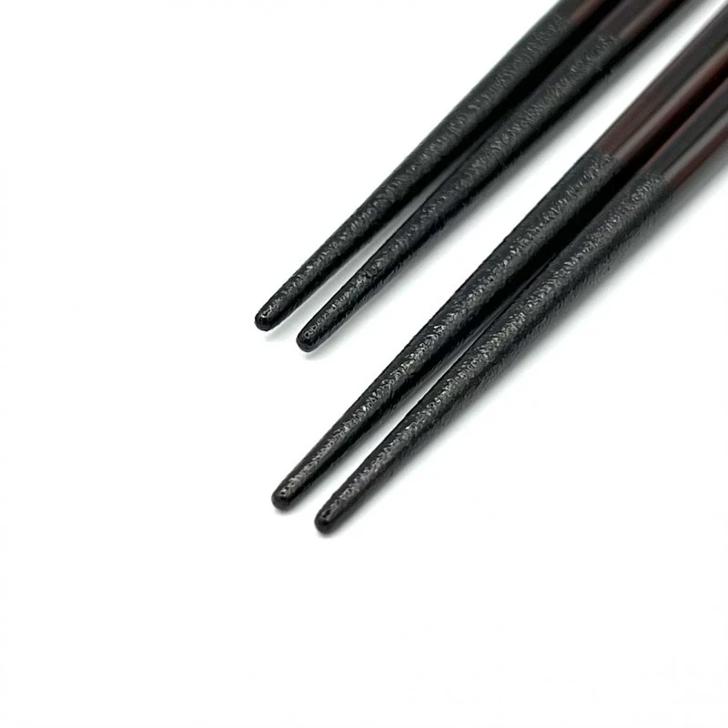 【送料無料】川連塗　溜　月うさぎ　夫婦箸セット【桐箱入】 1枚目
