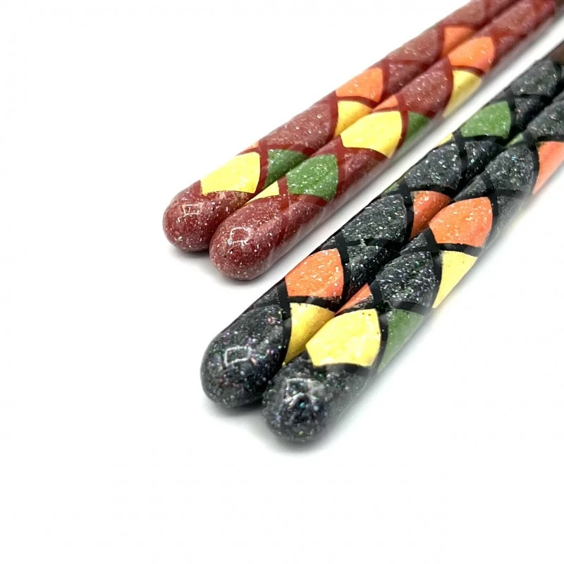 【送料無料】彩錦　夫婦箸セット【桐箱入】 2枚目