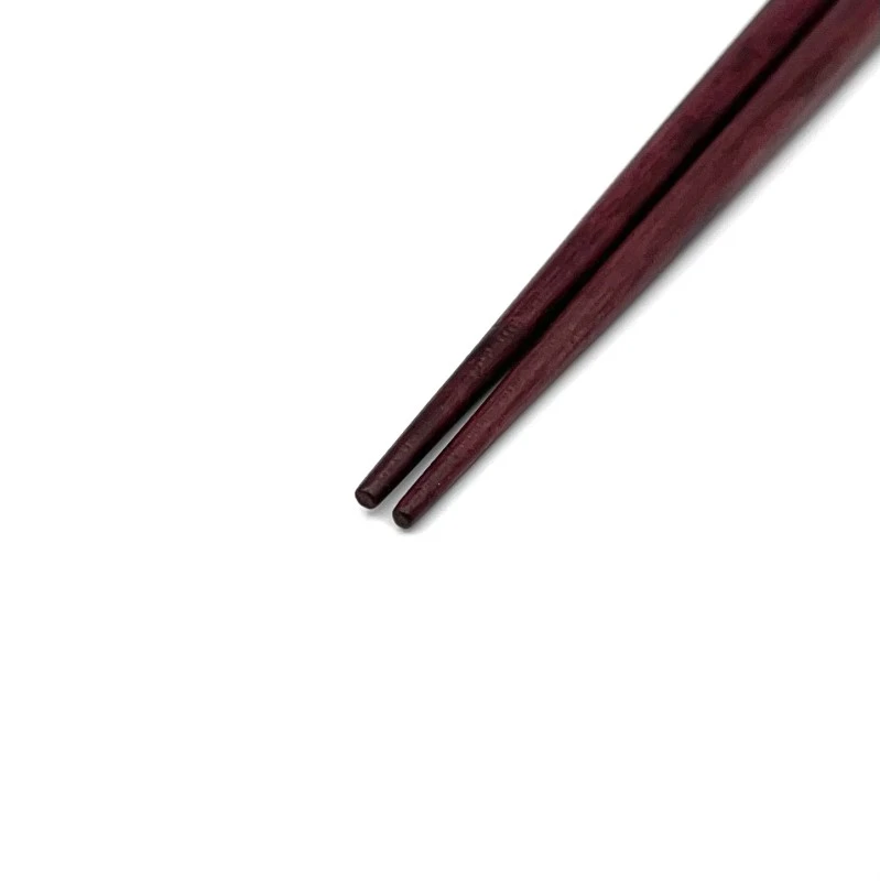 貝象嵌箸　富士桜　パープルハート(中) 1枚目