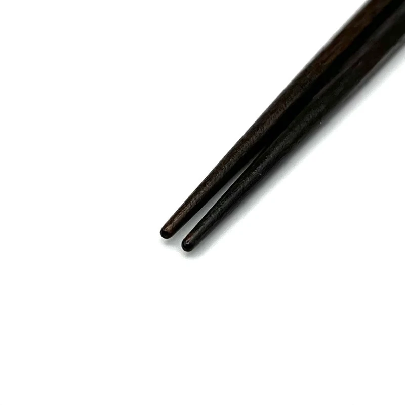 越前漆器　六角小花ちらし(黒) 1枚目