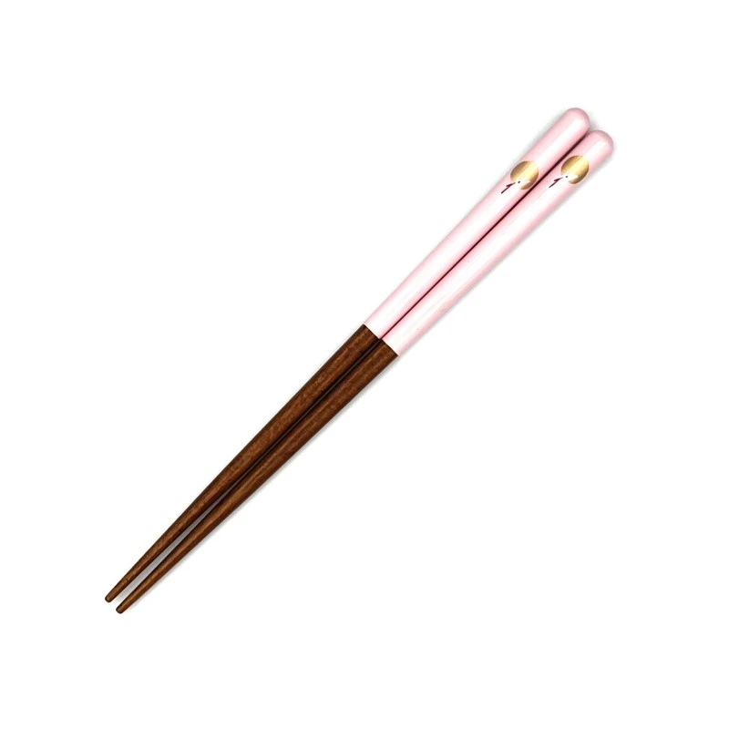 食洗機対応　子供箸　月うさぎ　ピンク　18cm 3枚目