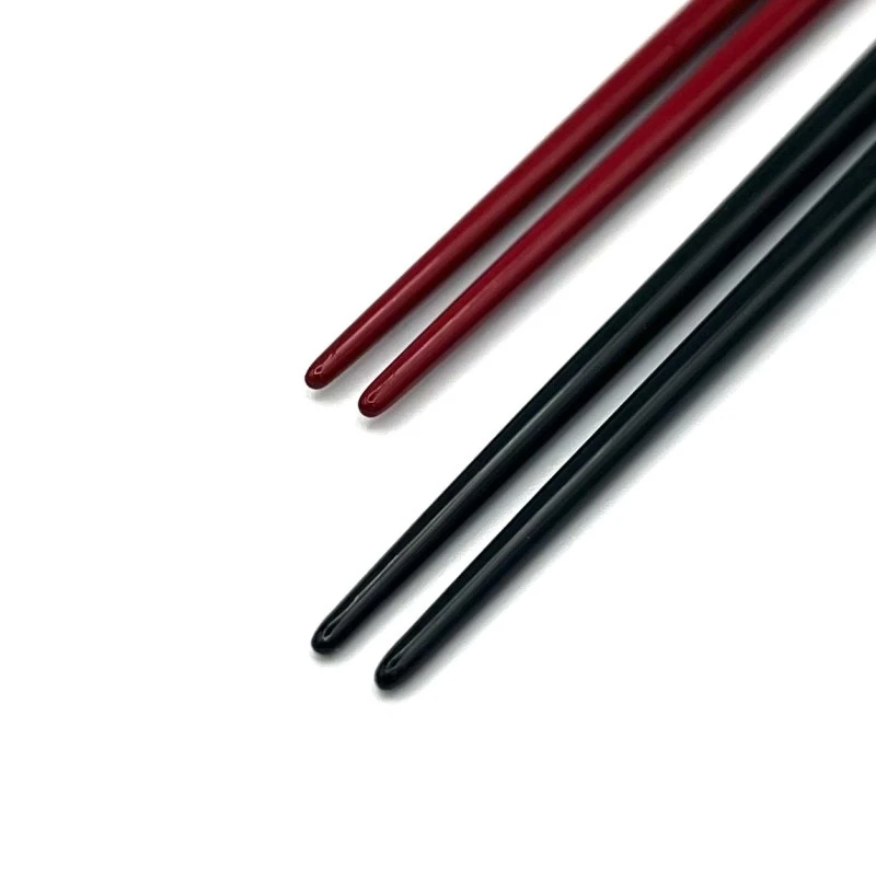 【送料無料】食洗機対応　越前漆器　立田川蒔絵　夫婦箸セット【桐箱入】 1枚目