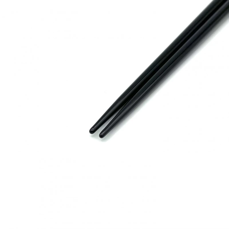 輪島塗　蒔絵箸　桔梗　上（黒） 1枚目