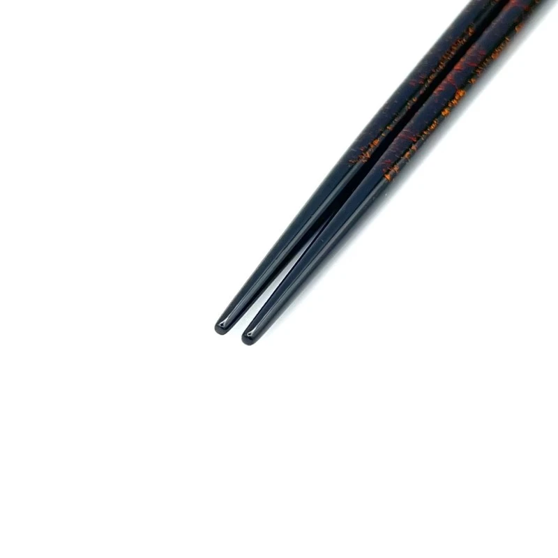 若狭塗箸　細身うるし金ちらし(黒) 1枚目