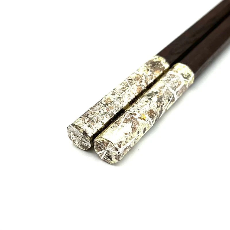 京金彩工芸　みやこ金彩八角箸　銀色 2枚目