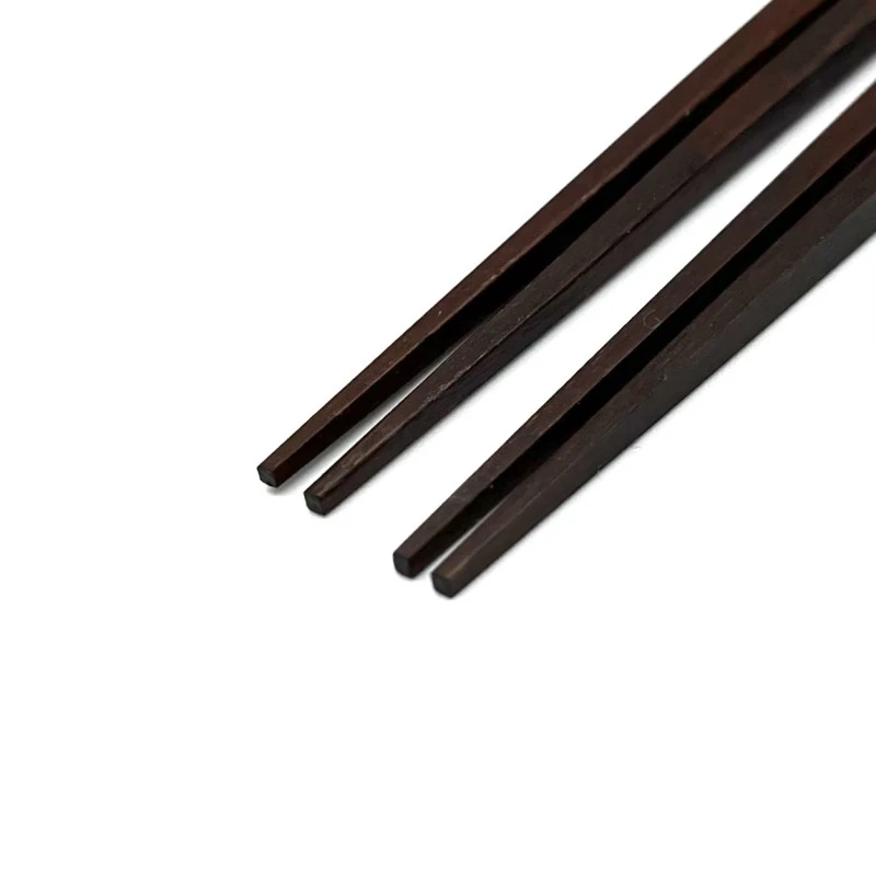 【送料無料】京金彩工芸　みやこ金彩八角箸　紺/赤　夫婦箸セット【桐箱入】 1枚目