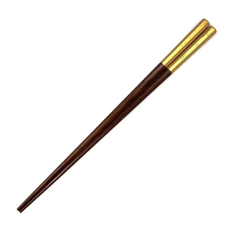 越前漆器　先八角紫檀　金(中) 3枚目