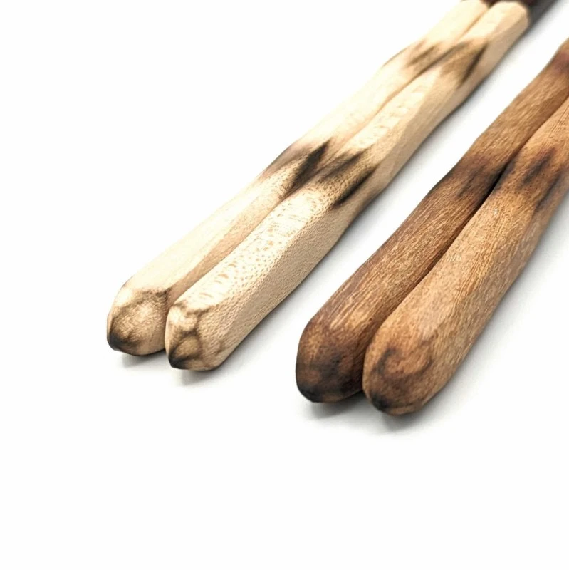 【送料無料】つかいごこち箸　焼入り　夫婦箸セット【桐箱入】 2枚目