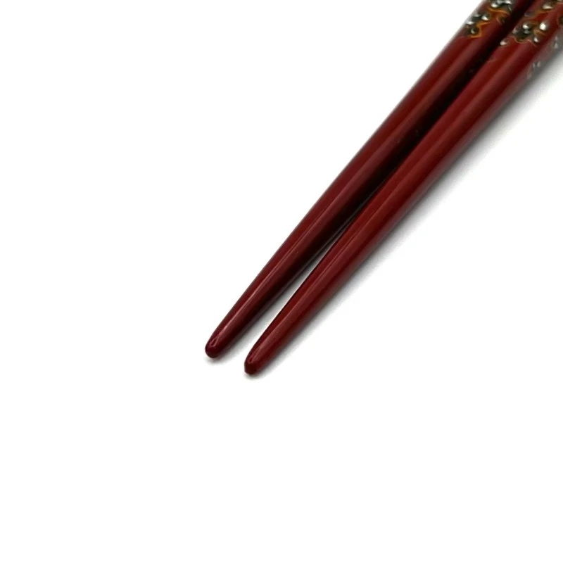 【送料無料】本塗り若狭箸　利休箸　錦小貝(中) 1枚目