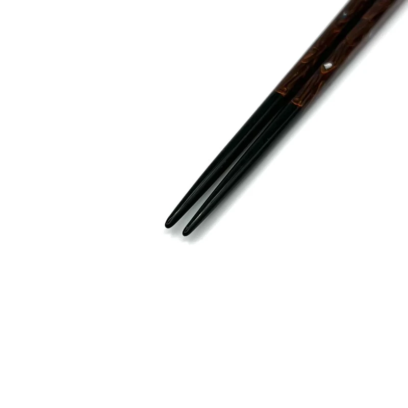 【送料無料】本塗り若狭箸　利休箸　松葉おこし(大) 1枚目