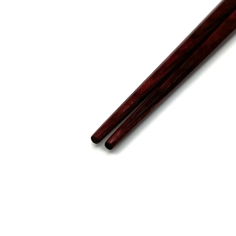 積層材箸　八角(朱面) 1枚目
