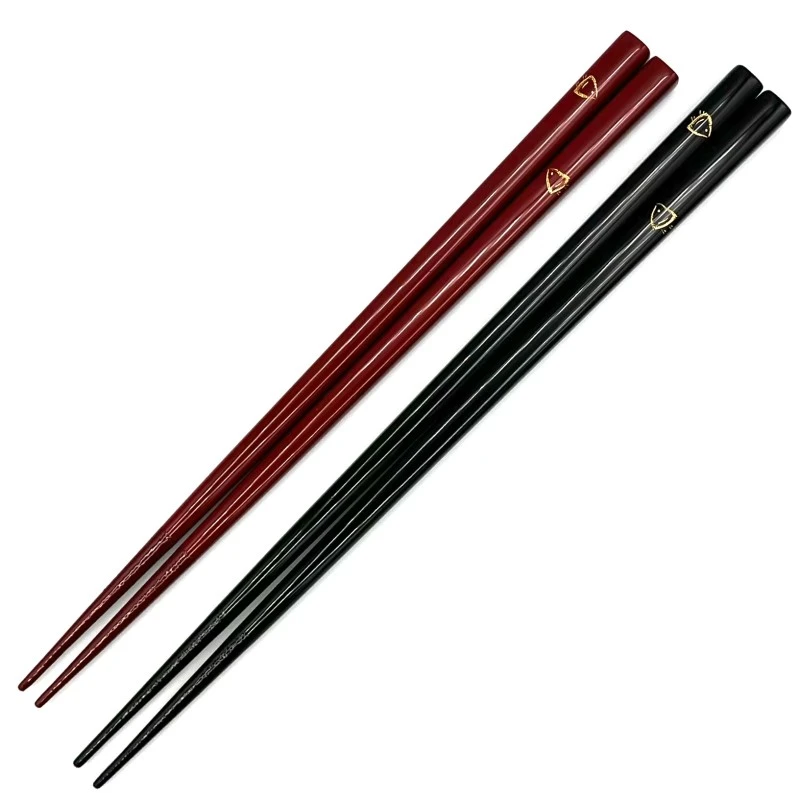 【送料無料】川連塗　沈金　千鳥　夫婦箸セット【桐箱入】 3枚目