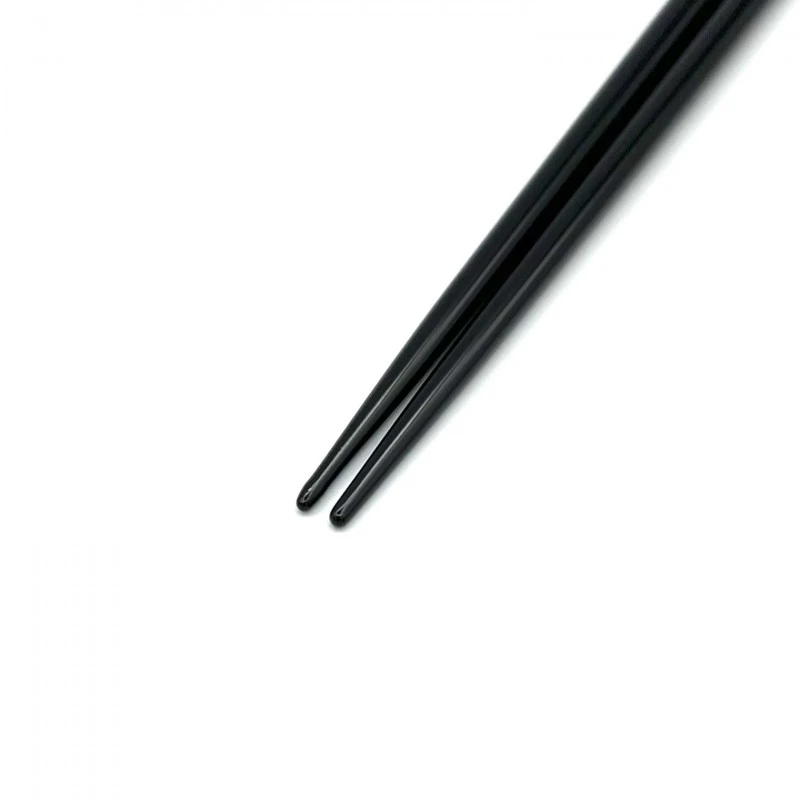 輪島塗　頭金蒔絵箸　(黒)　 1枚目