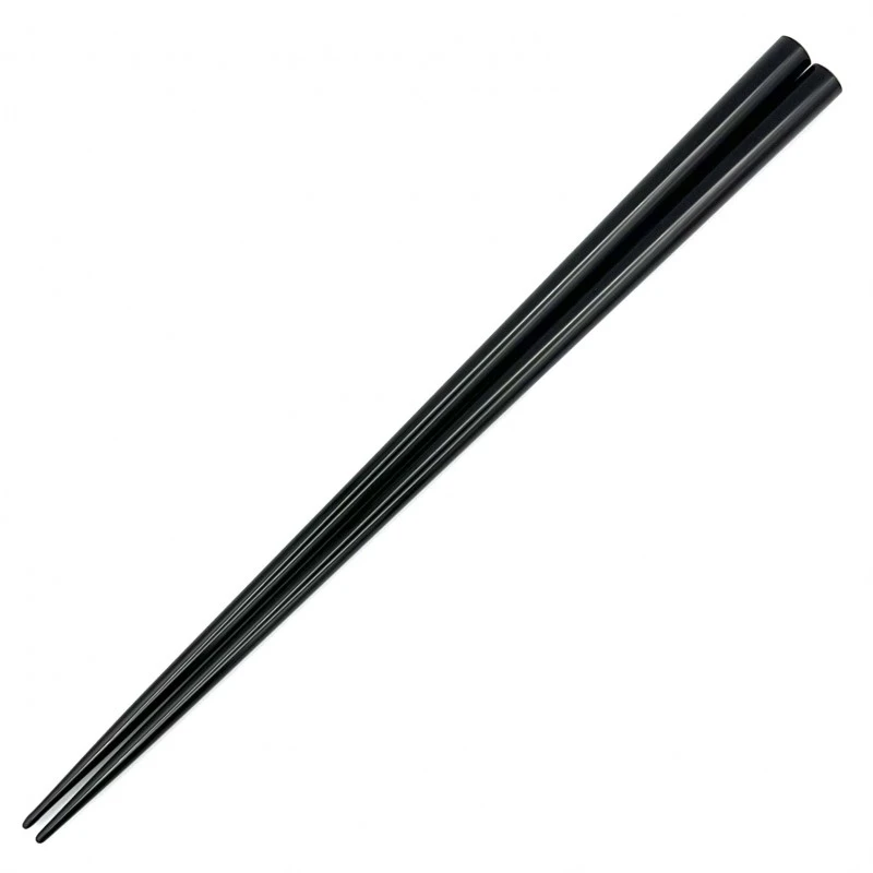 輪島塗　頭金蒔絵箸　(黒)　 3枚目