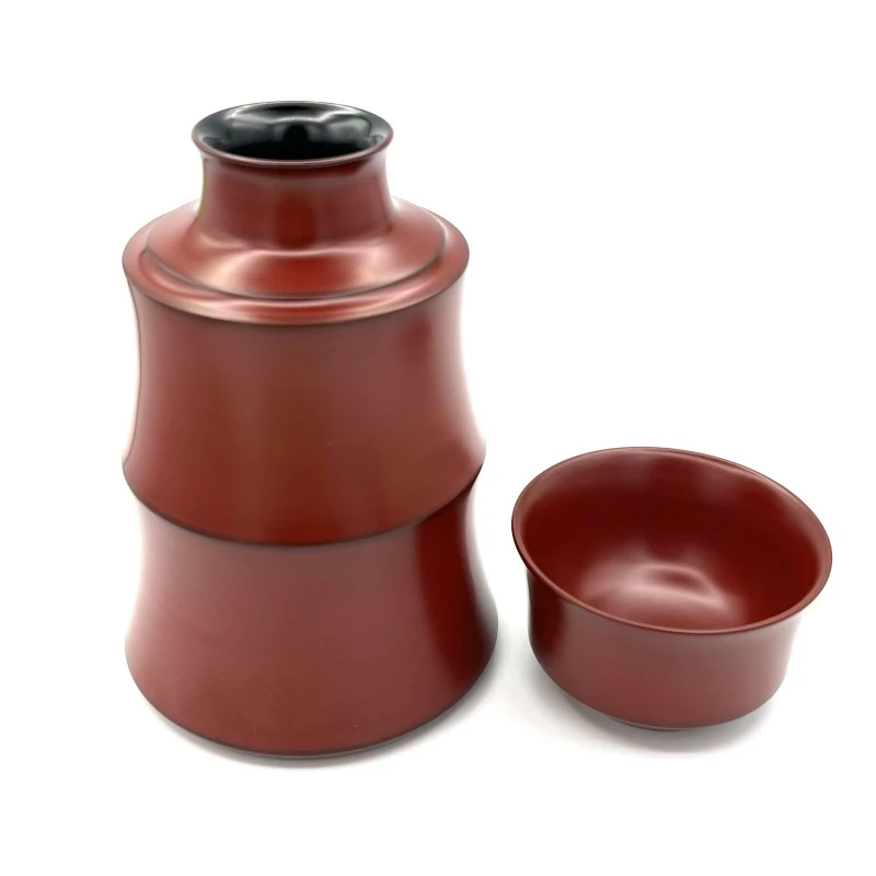 【送料無料】安比塗　竹酒器(小) 2枚目