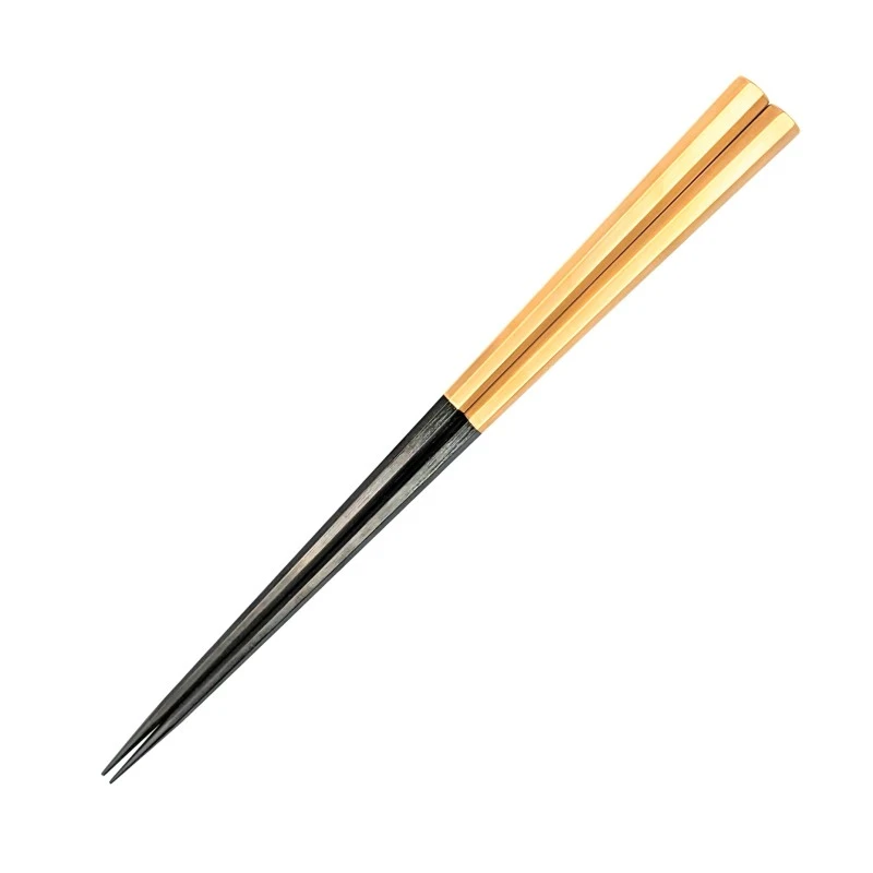 【送料無料】輪島塗　八角箸　純金蒔絵 3枚目