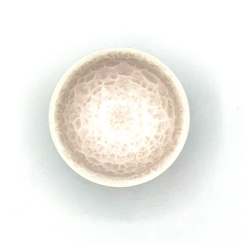 ぐい吞　花結晶　桃彩 2枚目