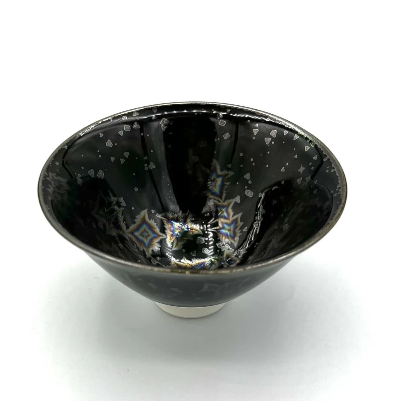 盃　黒耀虹彩
