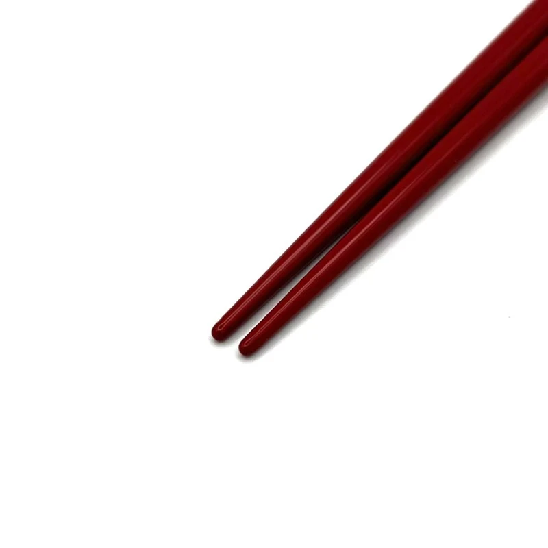 輪島塗　蒔絵箸　桔梗(朱) 1枚目