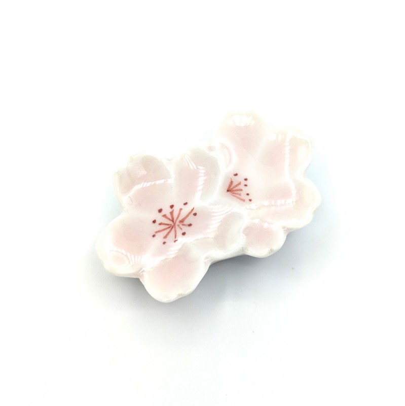 釉ピンク二連桜