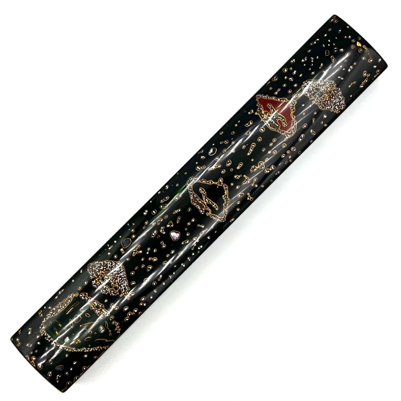 【送料無料】若狭塗 箸箱 卵殻研ぎ出し