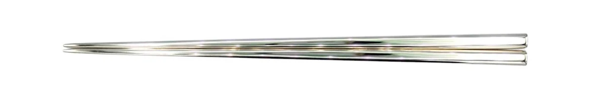 江戸銀箸 四角19.5cm
