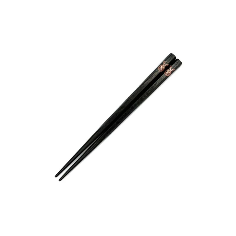 山中塗　六角箸　神代　うさぎ　16.5cm 3枚目