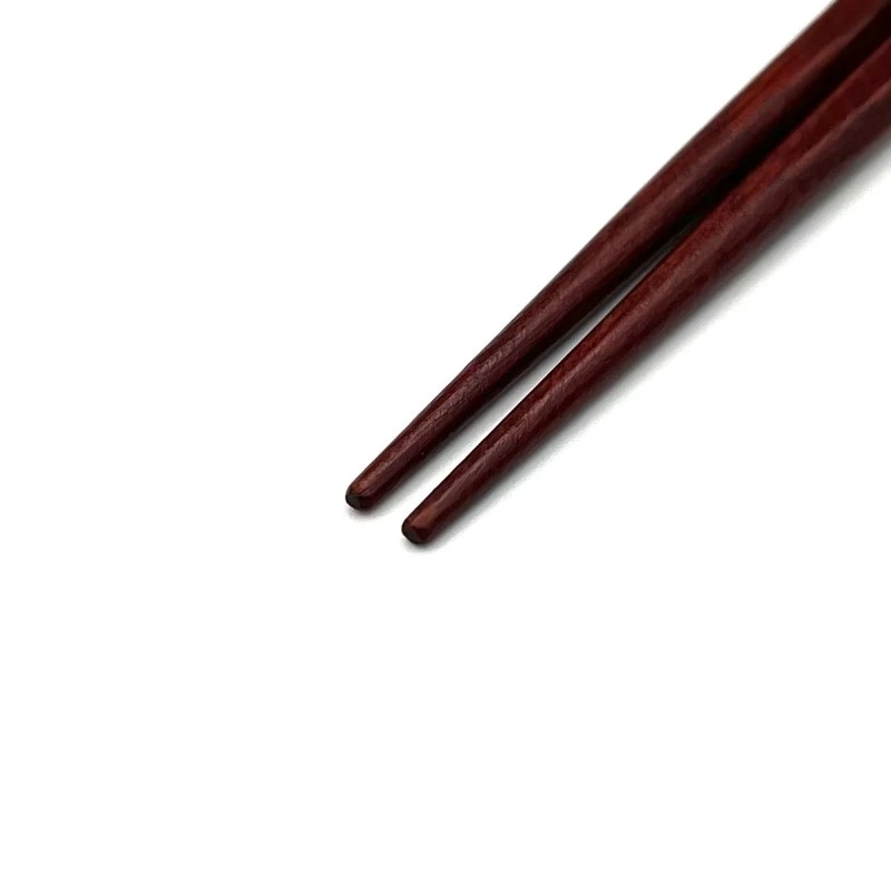 【送料無料】山中塗　六角箸　茜　うさぎ　16.5cm 1枚目