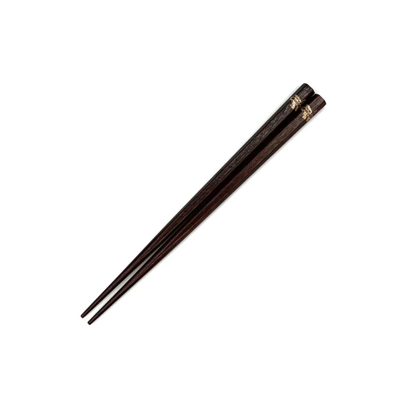山中塗　六角箸　茜　飛行機　16.5cm 3枚目