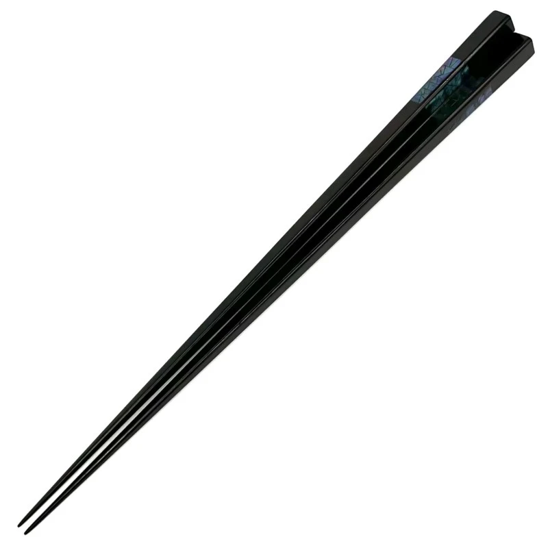 山中塗　縞黒檀三角三面青貝(大) 3枚目