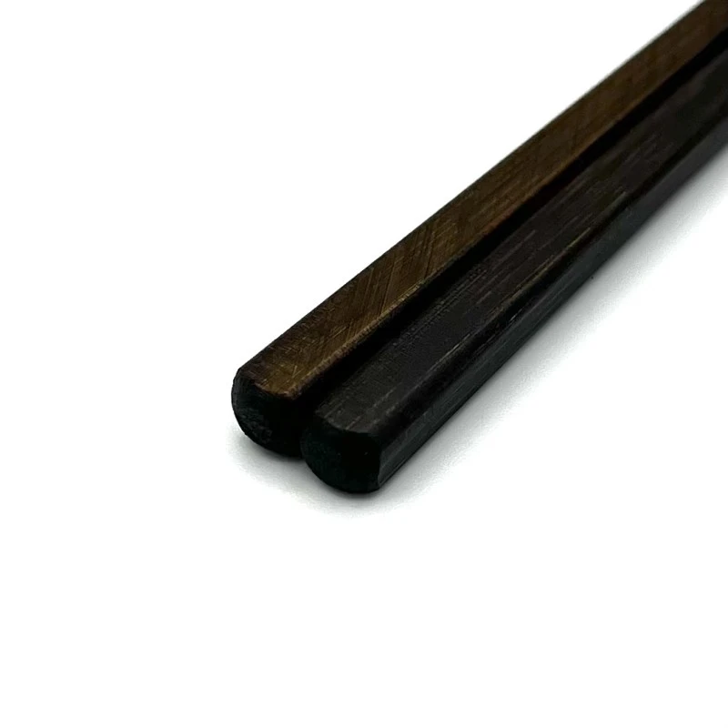 竹のお箸のいろは　すり漆仕上げ　黒 2枚目