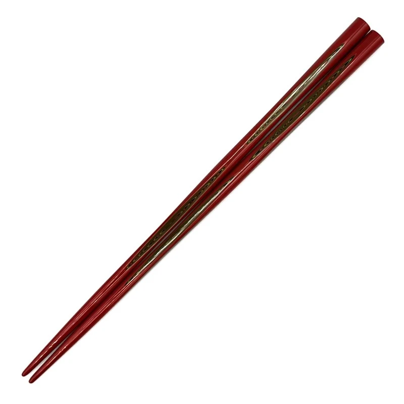 輪島塗　傘寿箸(朱) 3枚目