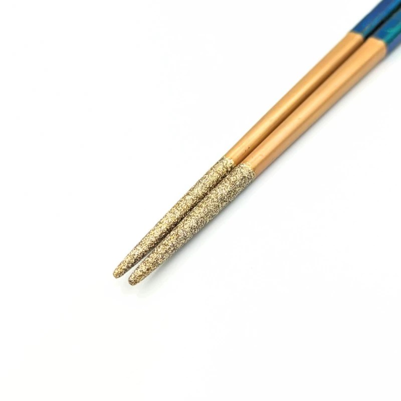 京漆器　総玉虫箸 2枚目