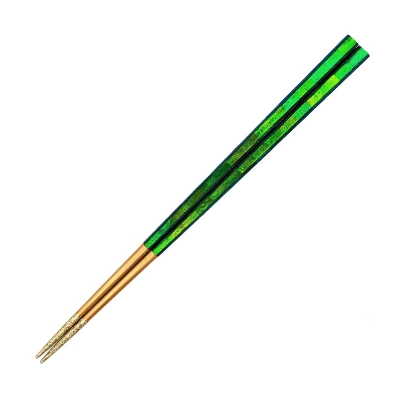京漆器　総玉虫箸 3枚目