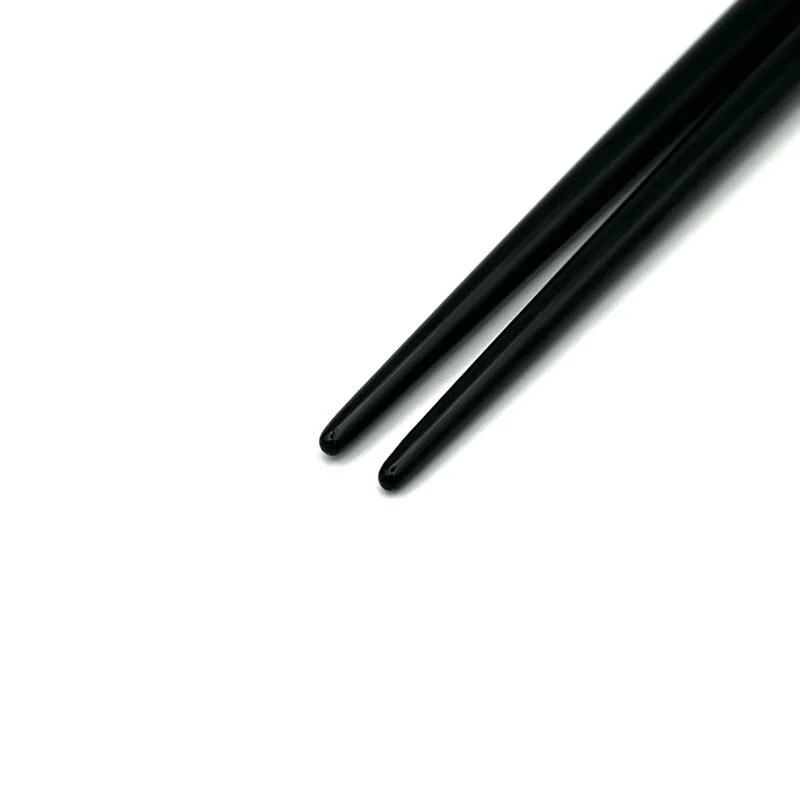 輪島塗　蒔絵箸　菊(黒) 1枚目