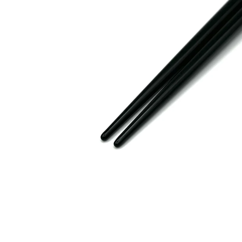 輪島塗　蒔絵箸　しのぶ（黒） 1枚目
