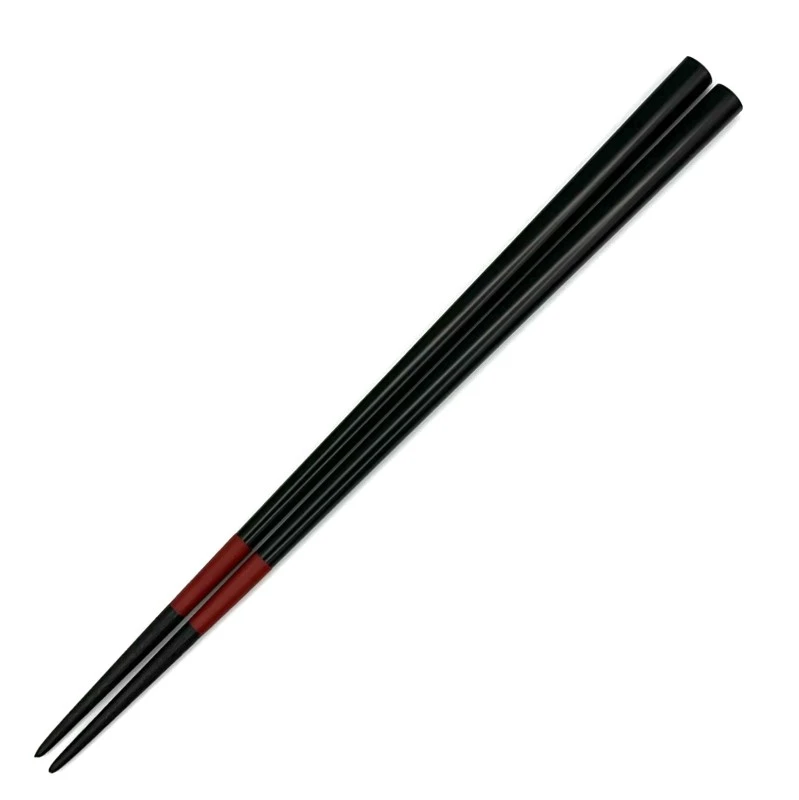 輪島塗箸　先乾漆　短(黒) 3枚目
