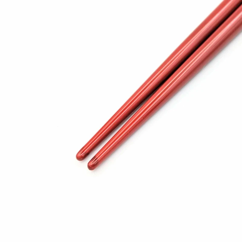輪島塗　蒔絵箸　六瓢（朱） 2枚目
