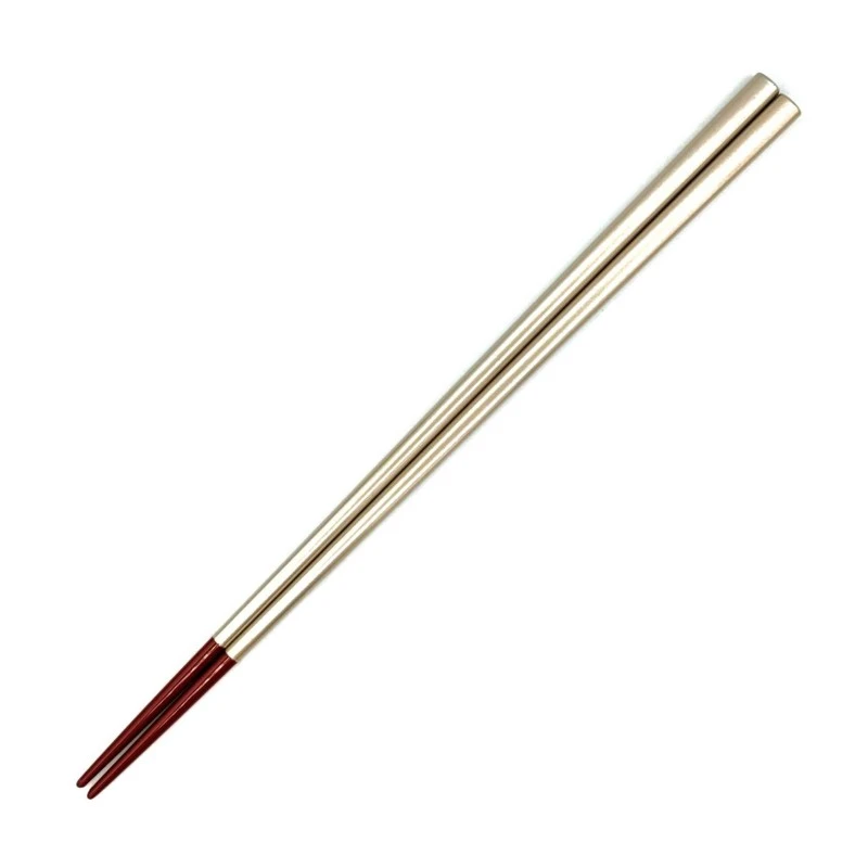 食洗機対応　越前漆器　MR細角　銀帯先朱(中) 3枚目