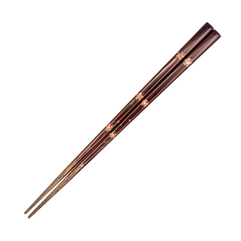 京漆器　螺鈿漆絵箸　朱(中) 3枚目