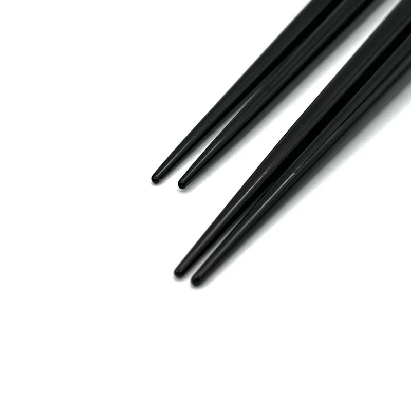 【送料無料】津軽塗　シャム柿・黒檀　透き漆箸　夫婦箸セット【桐箱入】 1枚目