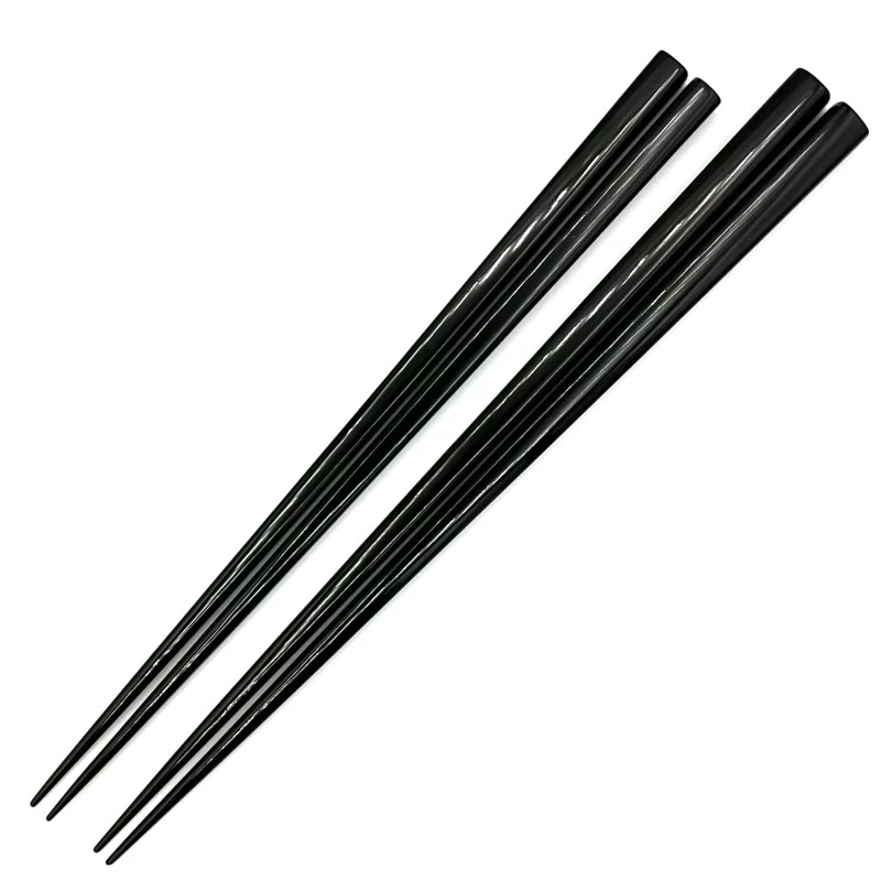 【送料無料】津軽塗　シャム柿・黒檀　透き漆箸　夫婦箸セット【桐箱入】 3枚目