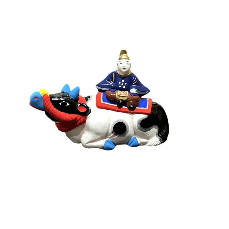 伏見人形　牛のり天神(中)