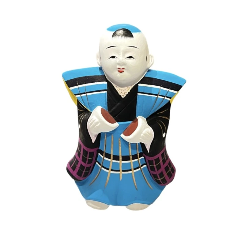 伏見人形　裃饅頭喰い