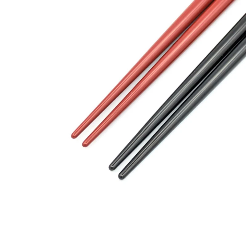 【送料無料】琉球漆器箸 つばき 夫婦箸セット【桐箱入】 1枚目