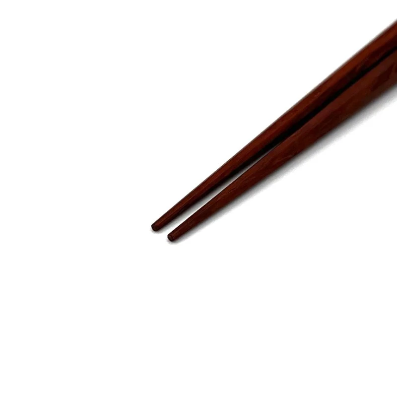 新潟木箸　極上八角　紫檀(中) 1枚目