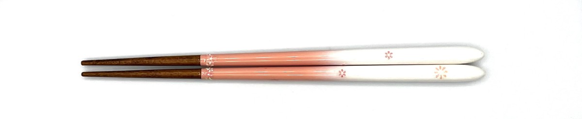 若狭塗箸　子供箸　日曜日のおでかけ(ピンク)　18cm