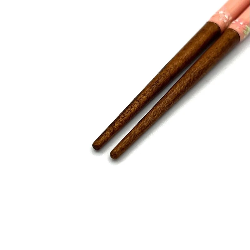 若狭塗箸　子供箸　日曜日のおでかけ(ピンク)　18cm 1枚目